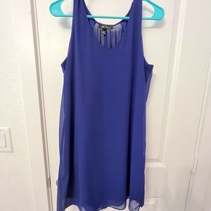 Blue Mini Shift Dress